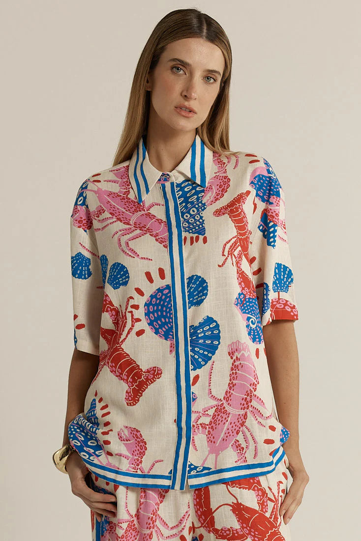 Soleil Shirt - Lobster