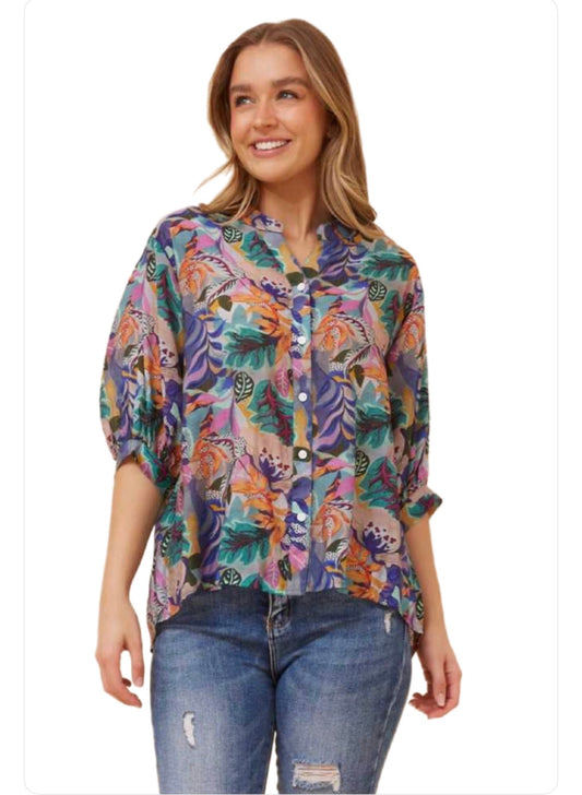 Button Back Shirt -June