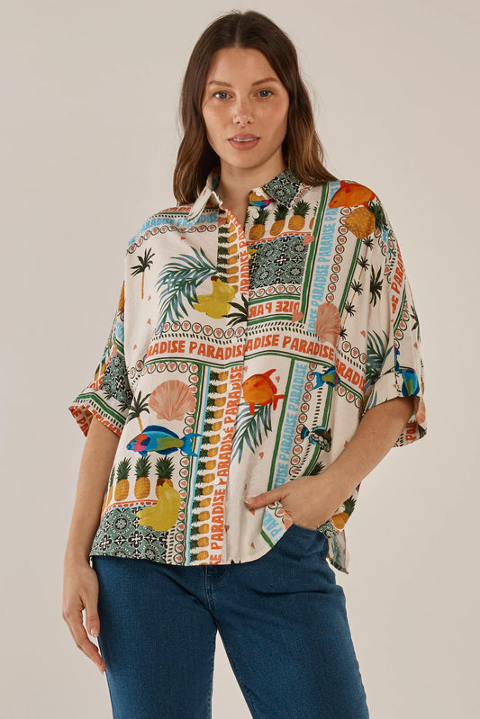 Lynwood Shirt - Paradise Print