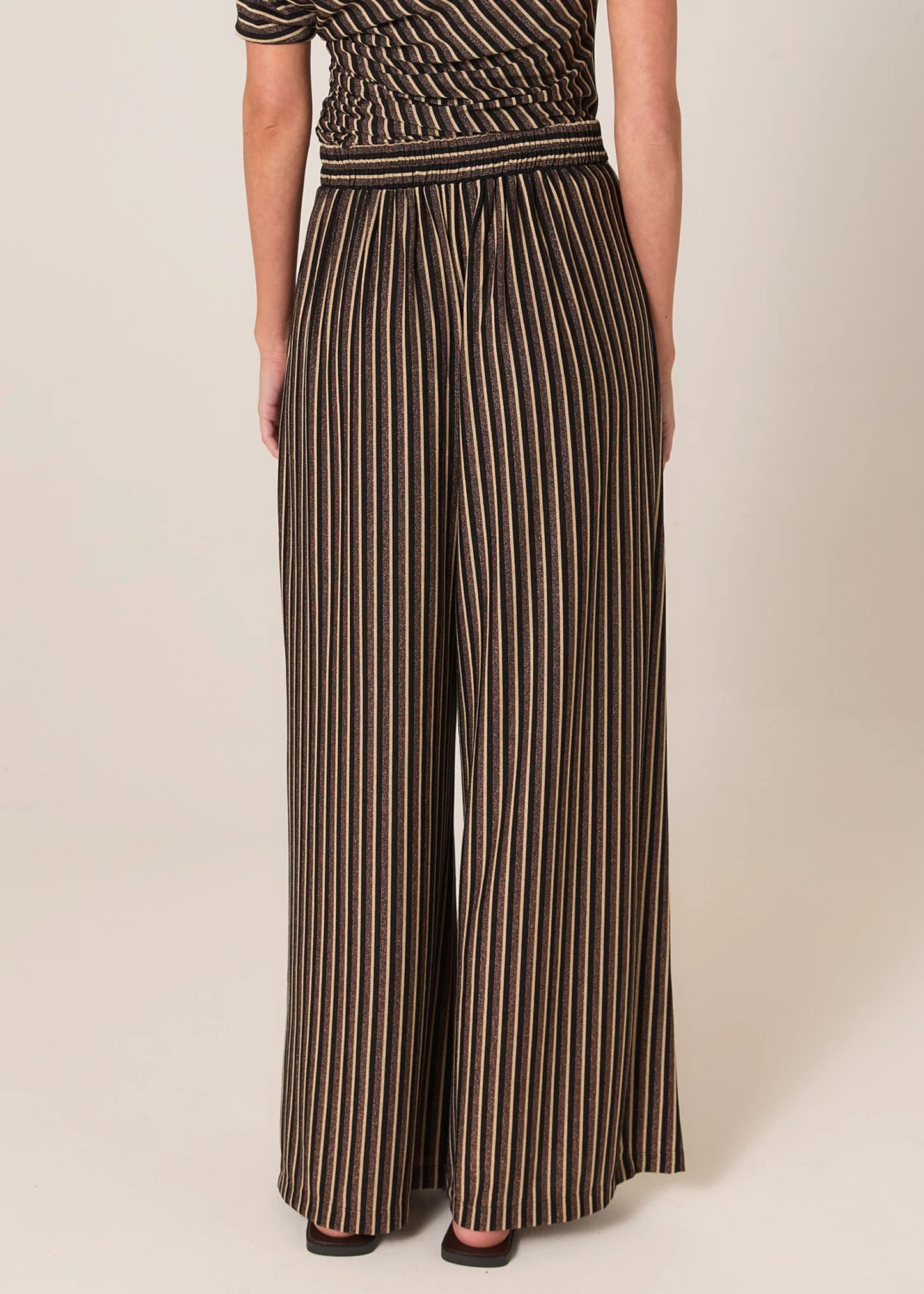 Everlyn Metallic Jersey Pant - Multicolour