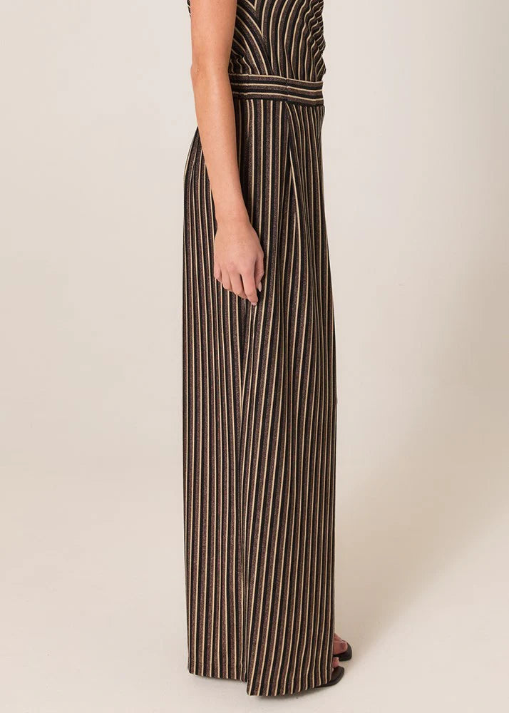 Everlyn Metallic Jersey Pant - Multicolour