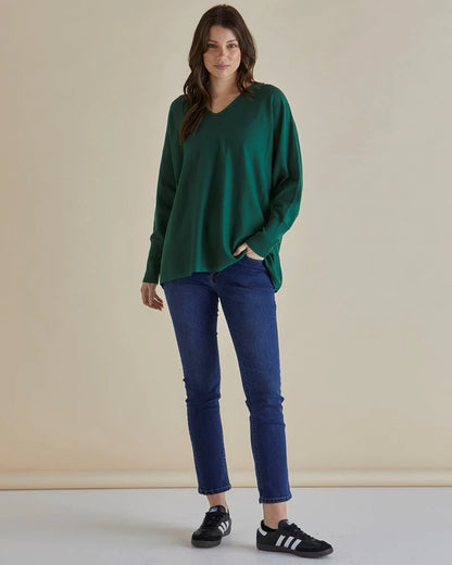 Destiny Knit Jumper - Green