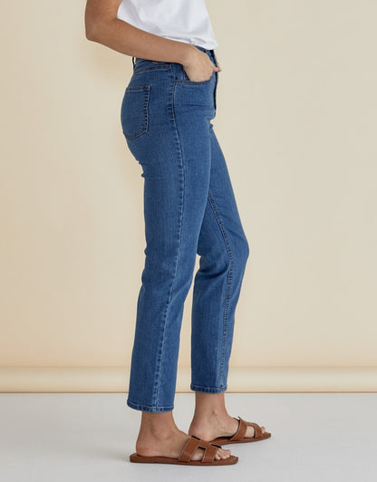 Stella Straight Leg Jeans - Vintage Wash