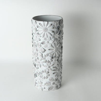 Daisy Vase - White