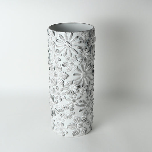 Daisy Vase - White