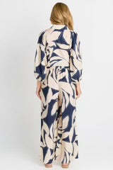 Zander Pant - Navy Floral Print