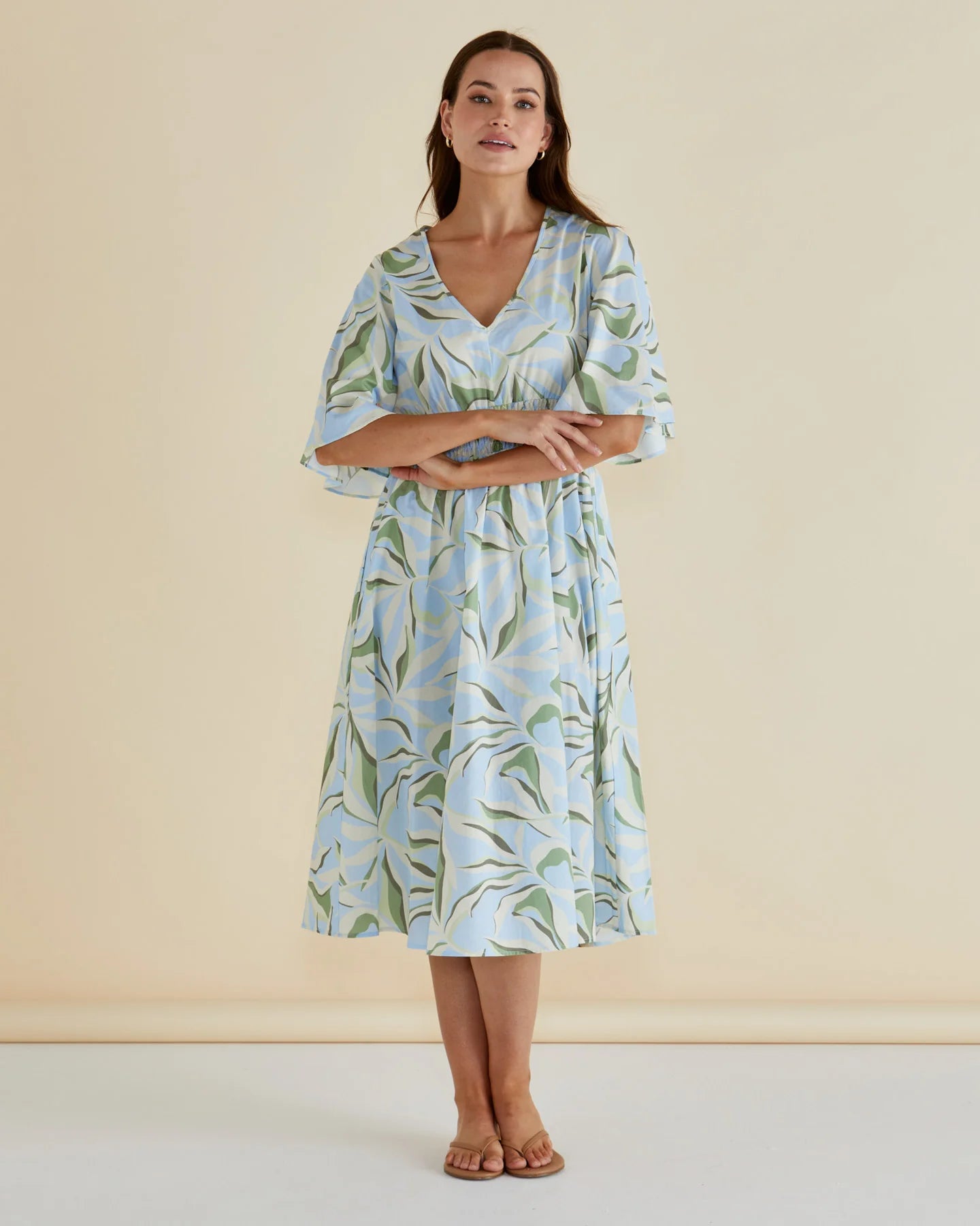 Mazie Dress - Garden Print