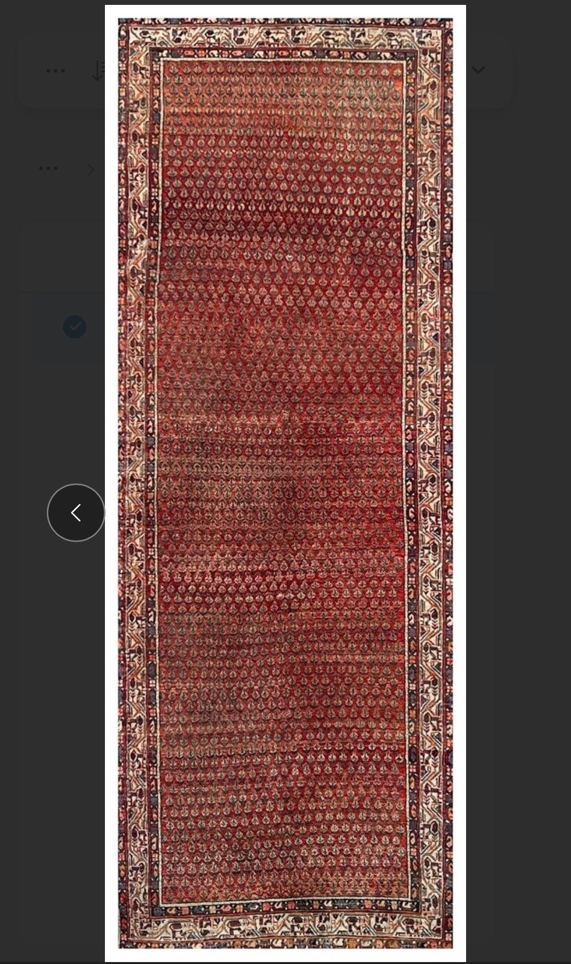 Hand Knotted Persian Shirazi Runner