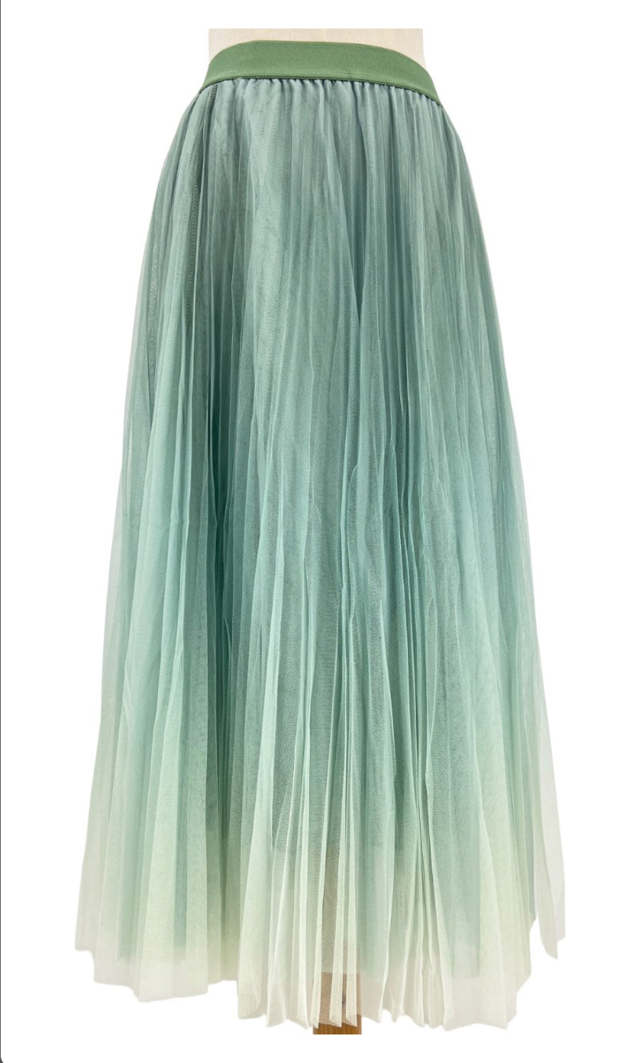 Mesh Skirt -Teal