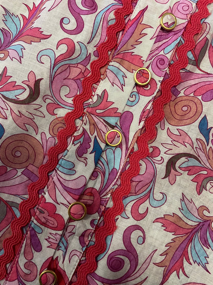 Retro Paisley Shirt - Pink