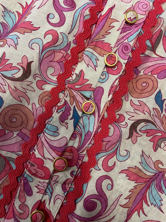Retro Paisley Shirt - Pink