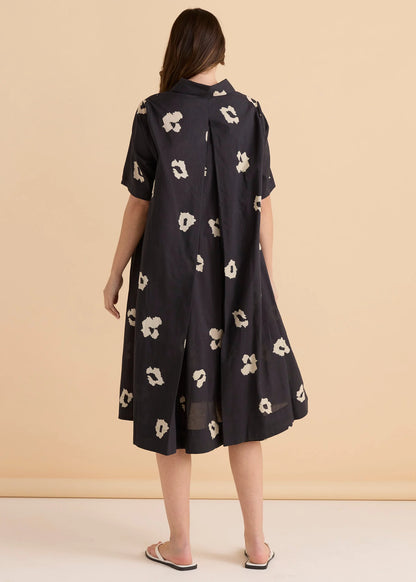 Savannah Swing Shirt Dress - Leopard Print