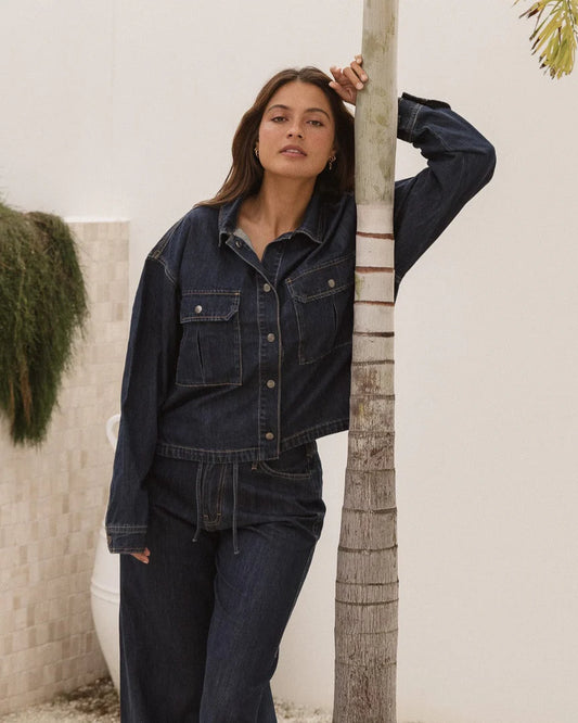 Selby Denim Jacket - Dark Blue