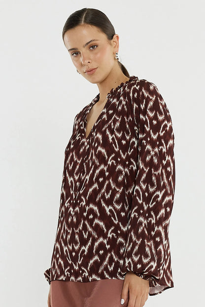 Willow Tie Front Blouse