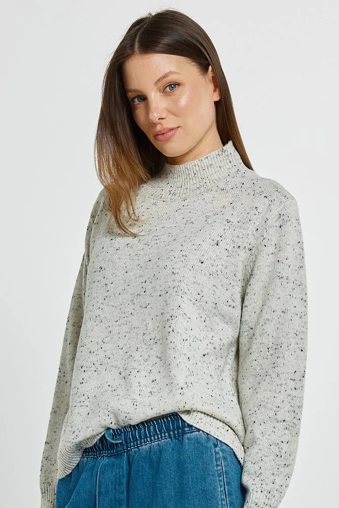Carlin Knit Sweater - Cream