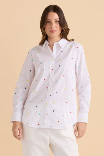 Reid Shirt - Rainbow Heart