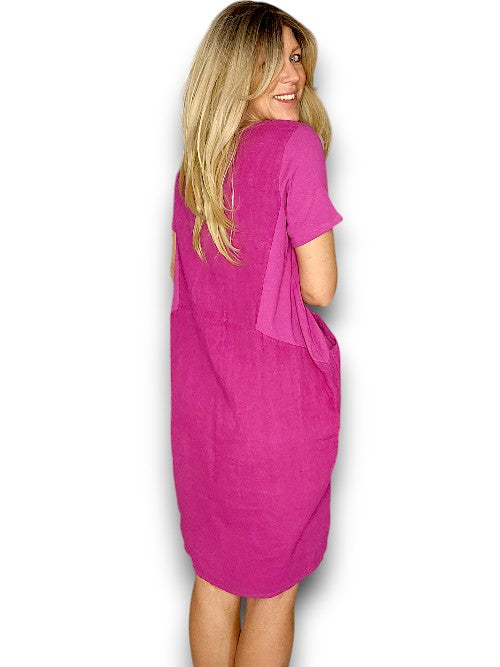 PLUM PLAIN JUNGLE DRESS