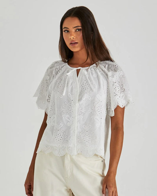 ANI BLOUSE - WHITE