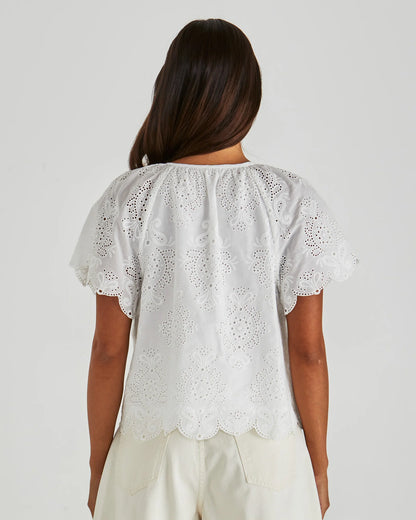 ANI BLOUSE - WHITE