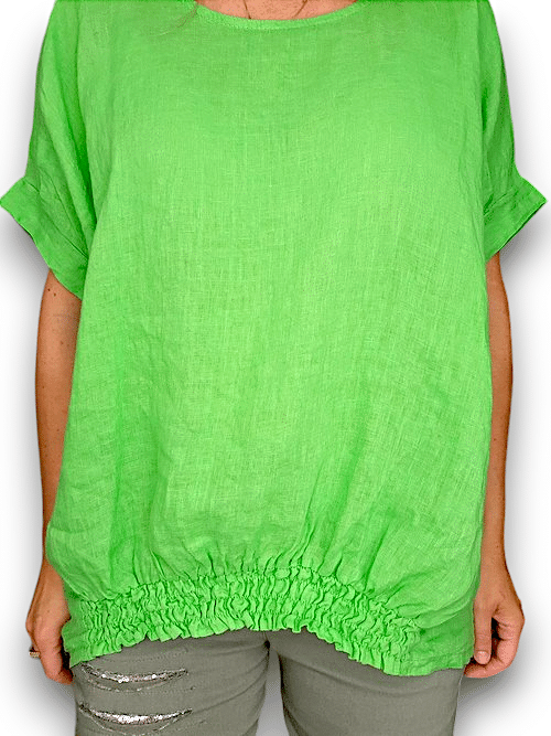 FRESH GREEN PLAIN RIVER TEE