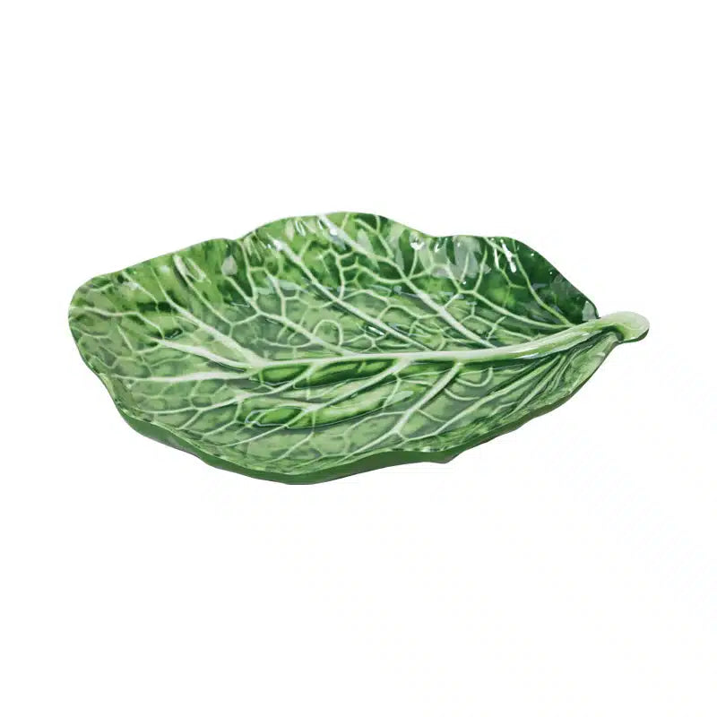 Melamine Cabbage Leaf Large Platter 30cm