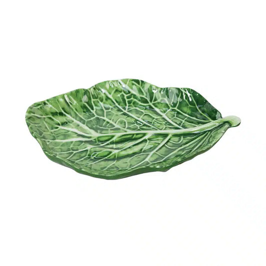 Melamine Cabbage Leaf Large Platter 30cm