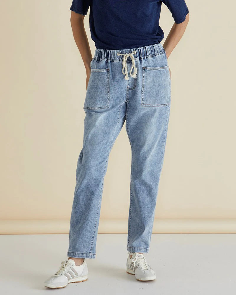 Haven Straight Leg Jean - Light Blue Wash