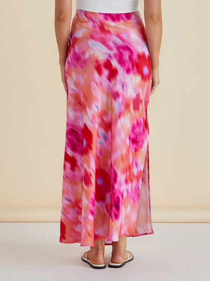 Mindy Skirt - Floral Abstract Print