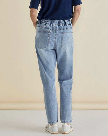 Haven Straight Leg Jean - Light Blue Wash