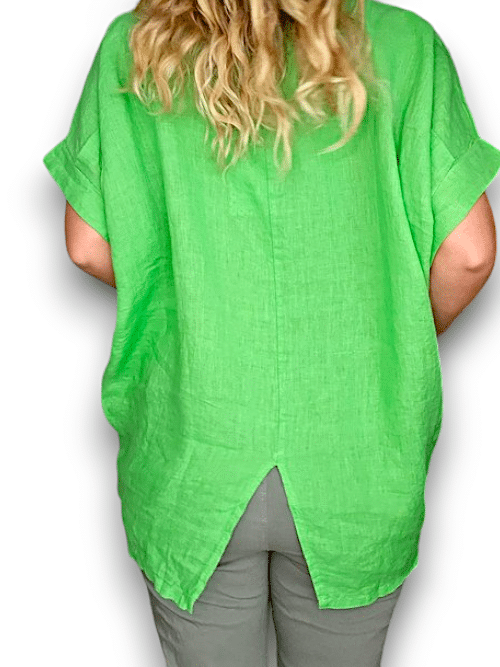 FRESH GREEN PLAIN RIVER TEE