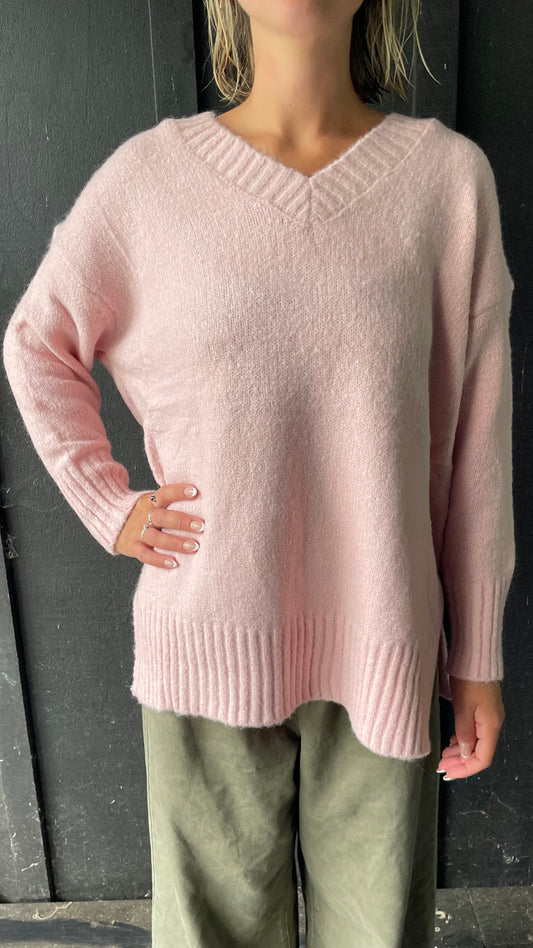 Stella Knit Jumper -Pink