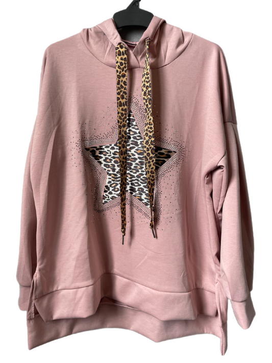 Star Hoodie - Pink