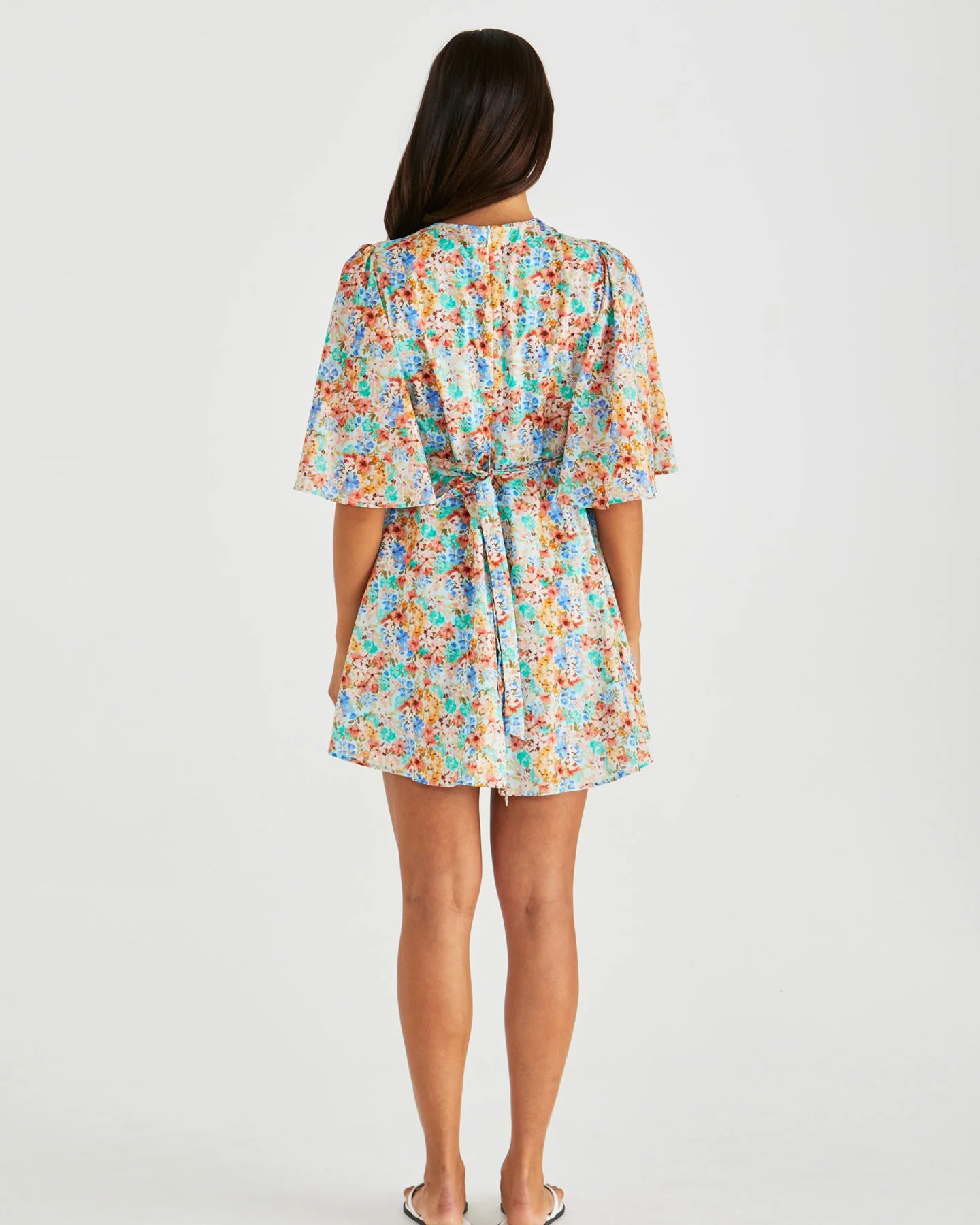 PANNA KIMONO SLEEVE DRESS - BLOSSOM