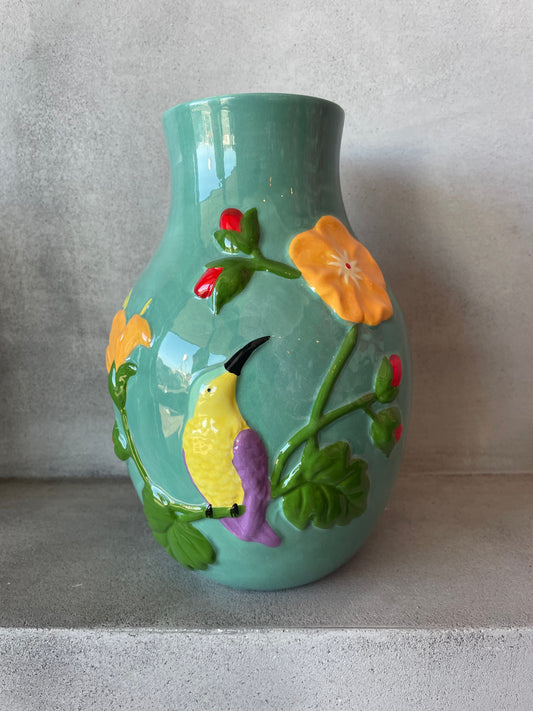 Hummingbird Vase - Green