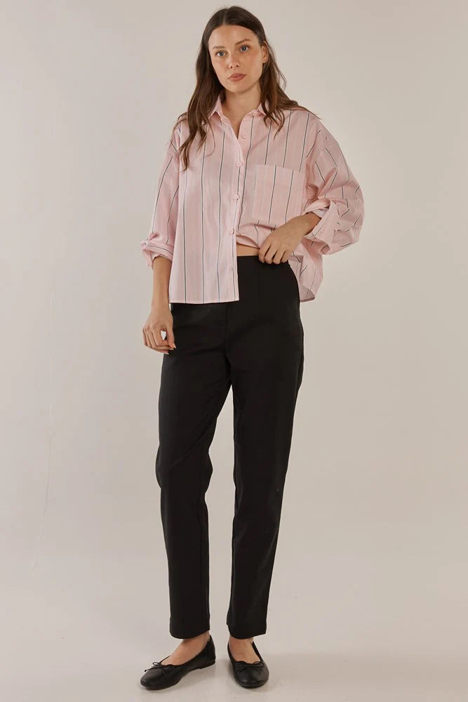 Paloma Straight Leg Pant -Black