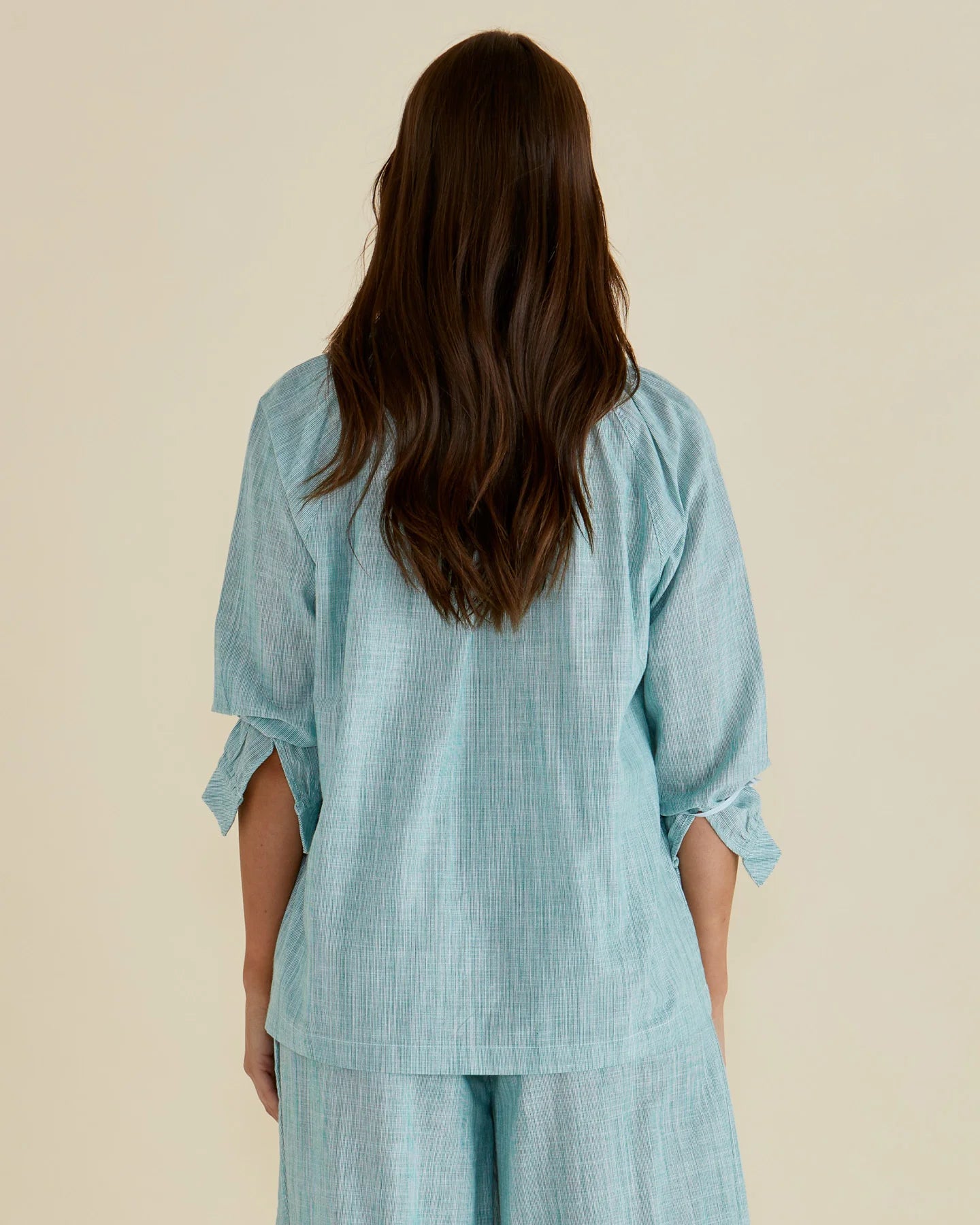 Charli Blouse - Green Stripe