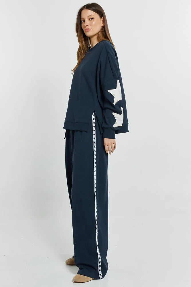 Saskia Trackpant - Navy