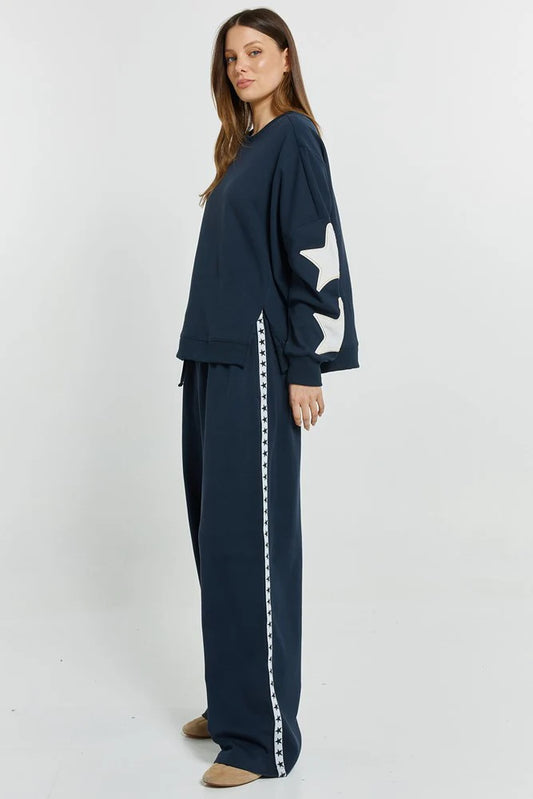 Saskia Trackpant - Navy