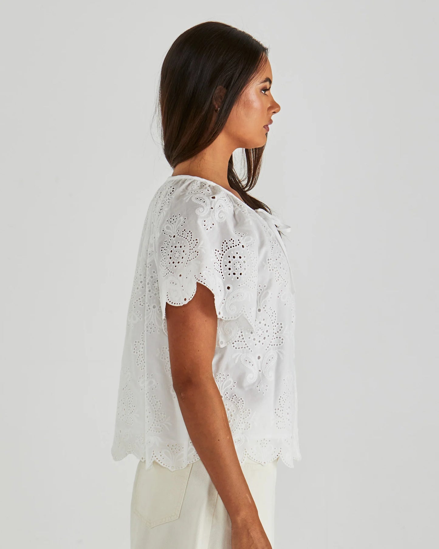 ANI BLOUSE - WHITE