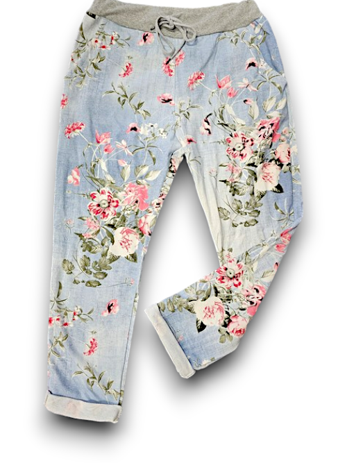 Light Denim Potpourri Cornelia Joggers