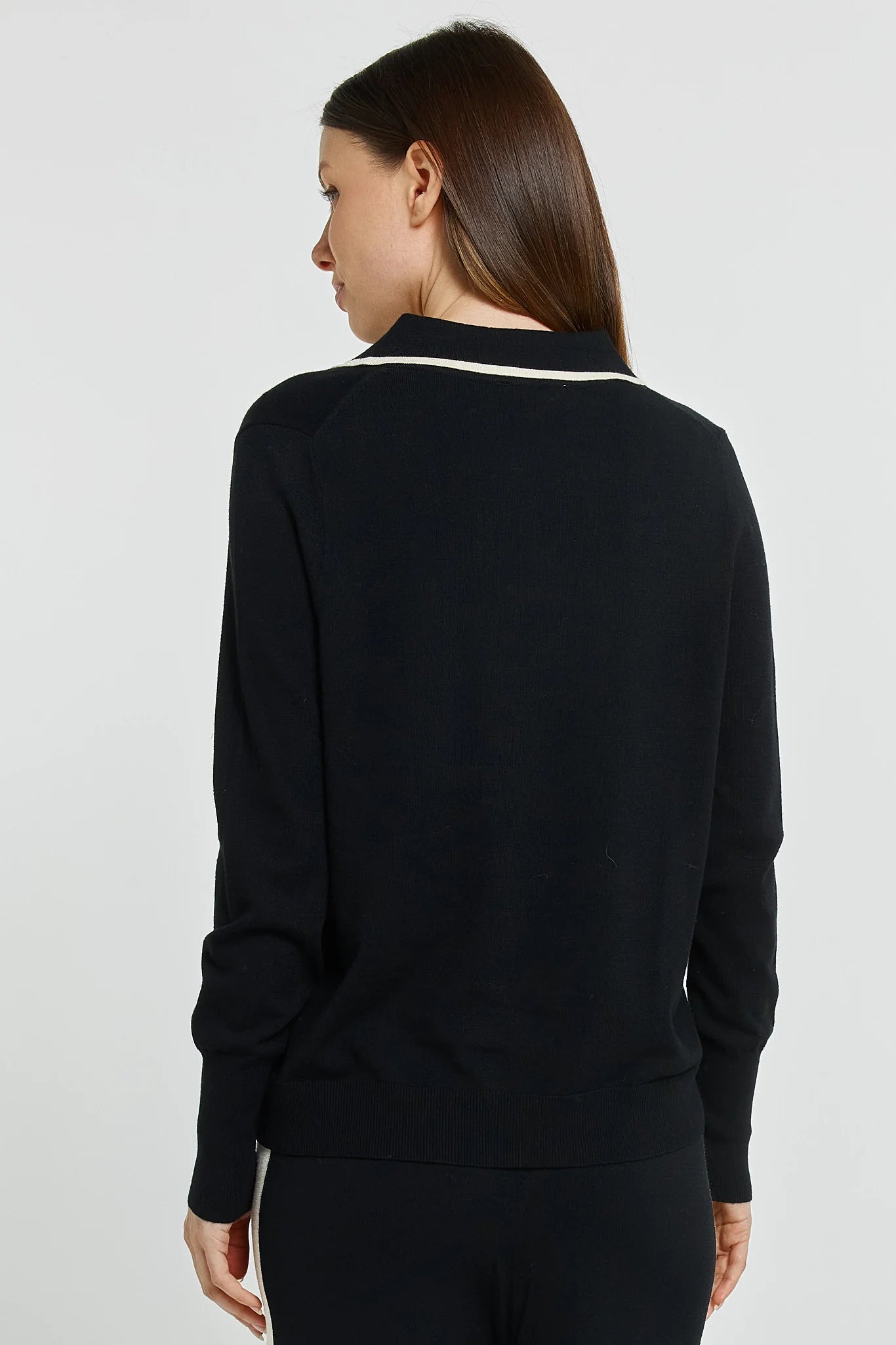 Makenna Polo Sweater - Black