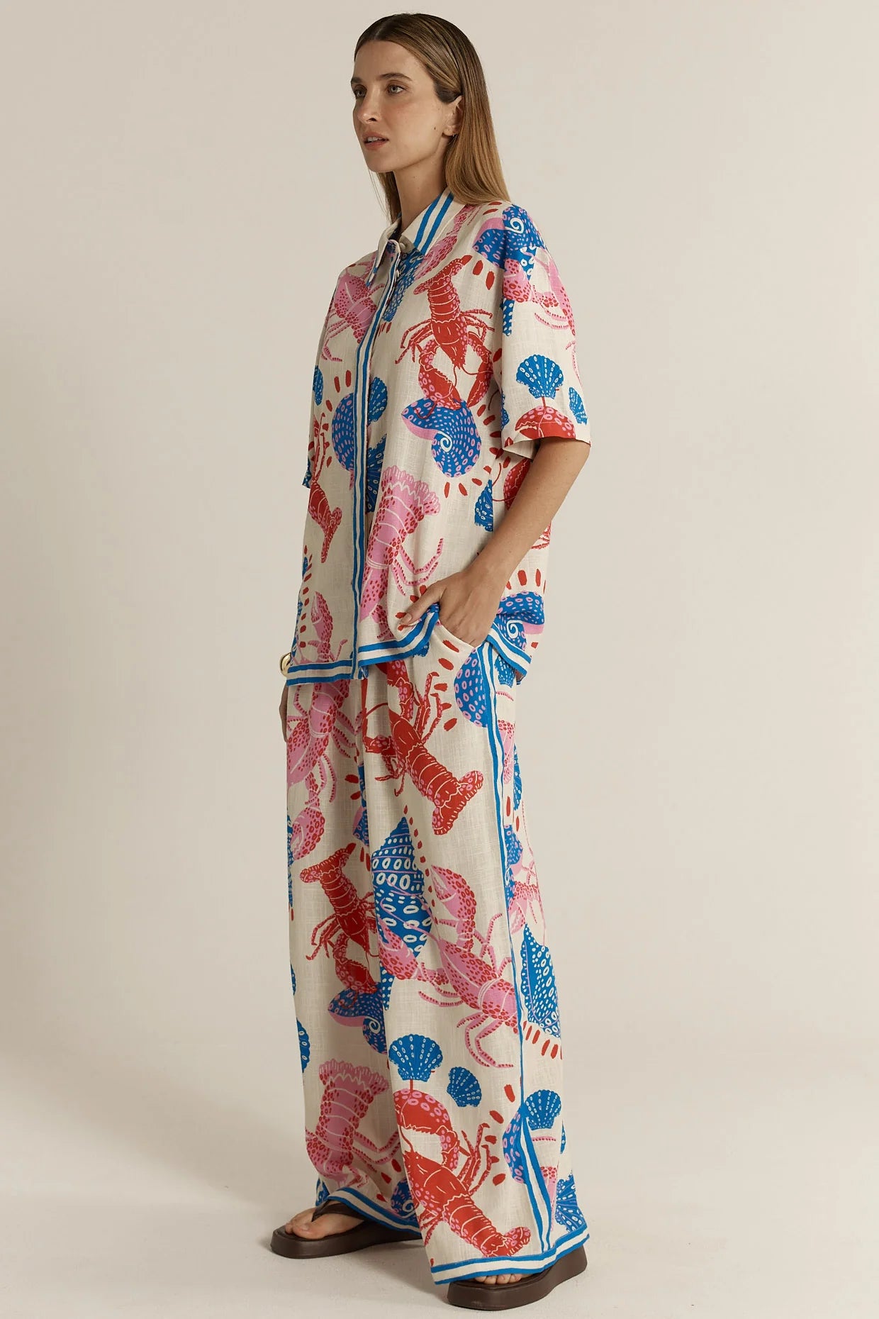 Soleil Shirt - Lobster