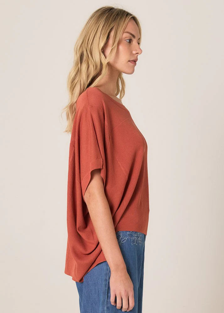 Esther Knit Top - Cinnamon