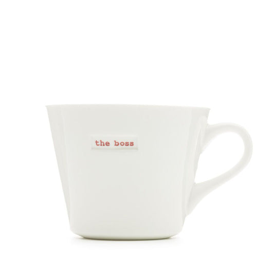 Keith Brymer Jones 
Bucket Mug - the boss 350ml