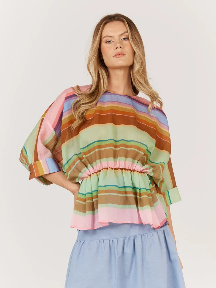 Siesta Top - Stripe