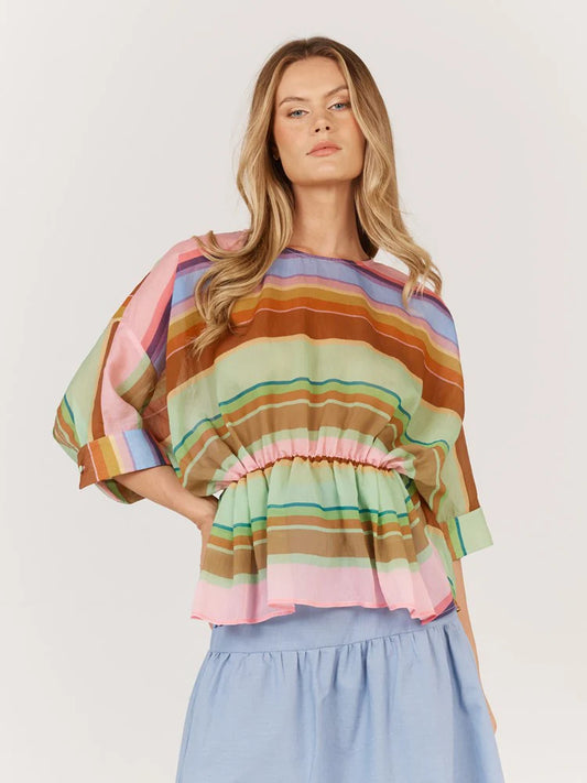 Siesta Top - Stripe