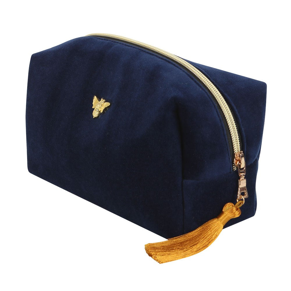 Bee-utiful velvet make up bag