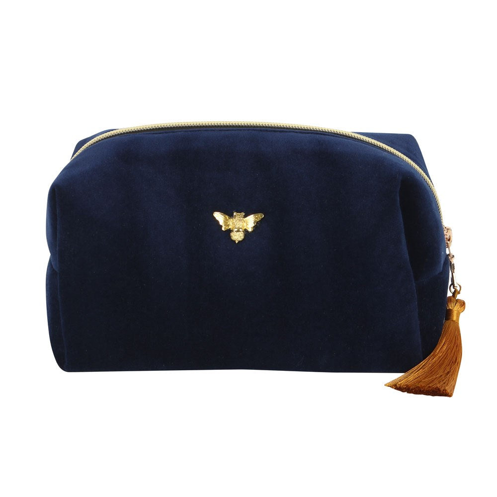 Bee-utiful velvet make up bag