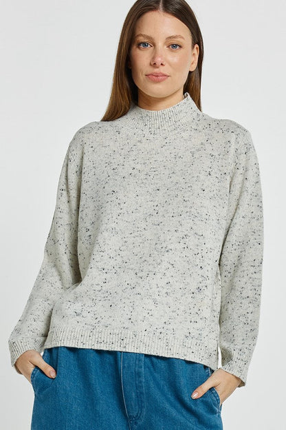 Carlin Knit Sweater - Cream