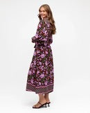 Label Of Love Violet Floral Shirt Dress Violet Floral
